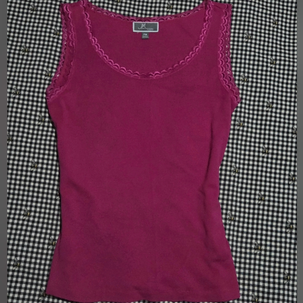 JM Collection Magenta Tank Top